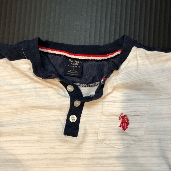 *Sold*💙 U.S. Polo ASSN. Boys Shirt Size 7 - Picture 2 of 4